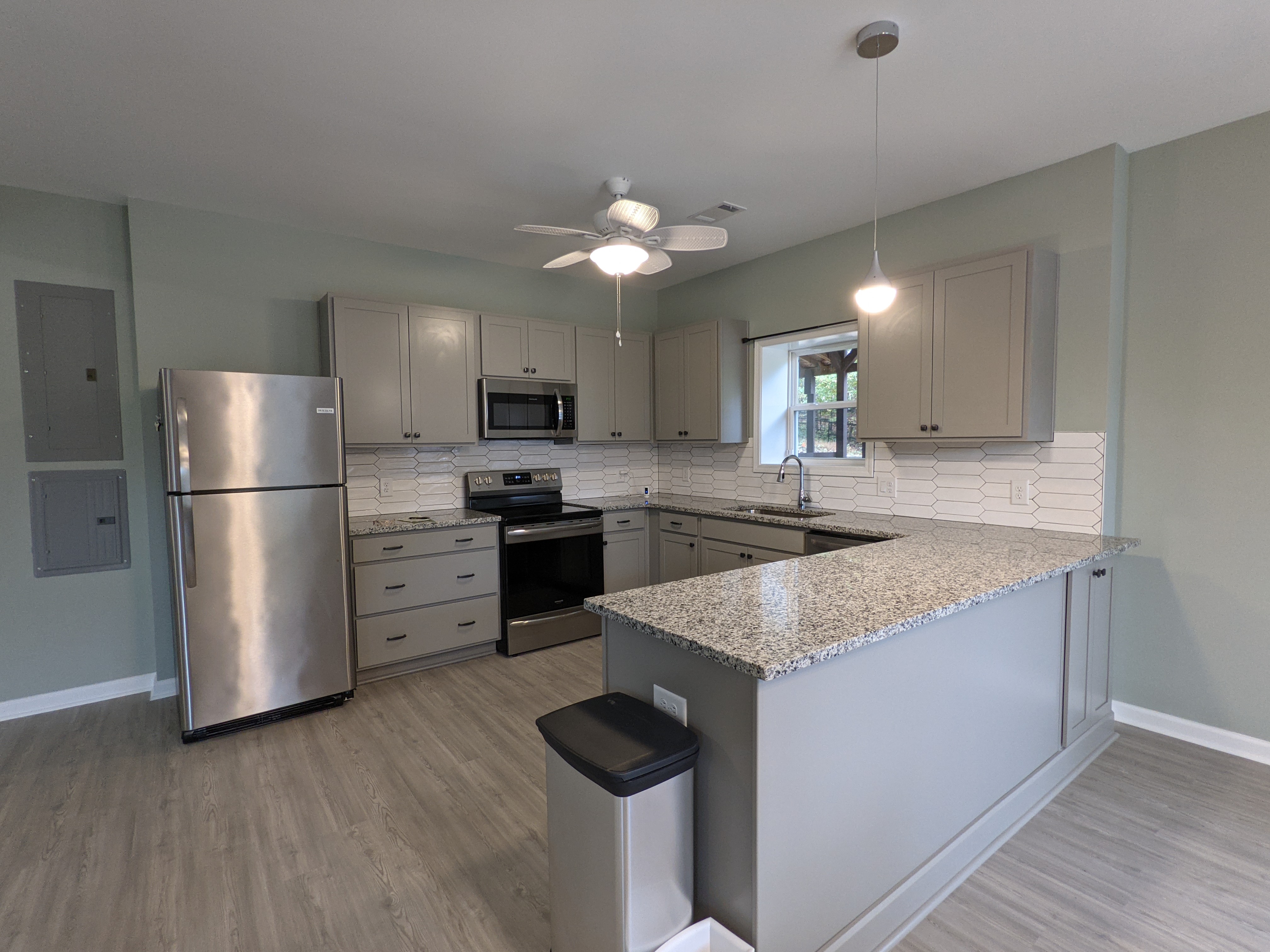 Garage to kitchen conversion