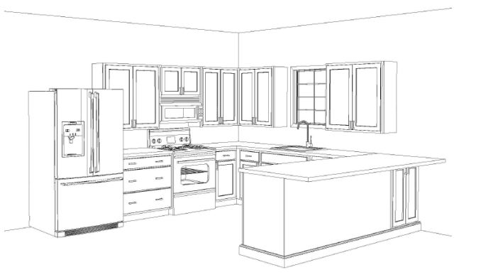 design build kitchen plan