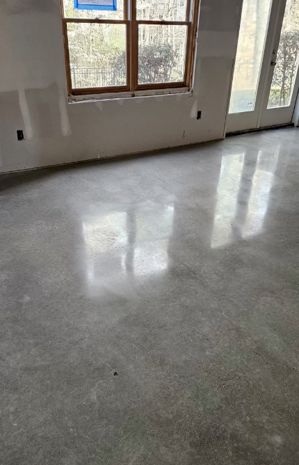 polished concrete floor