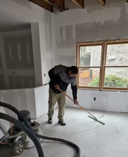 polished concrete flooring