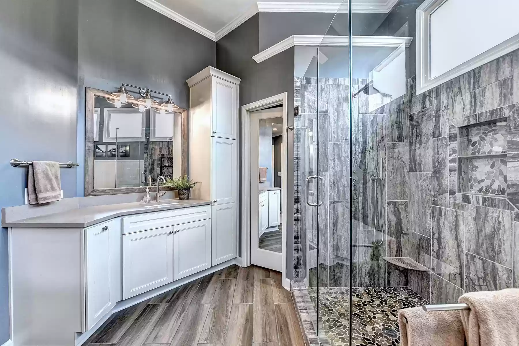 luxury bathroom remodel