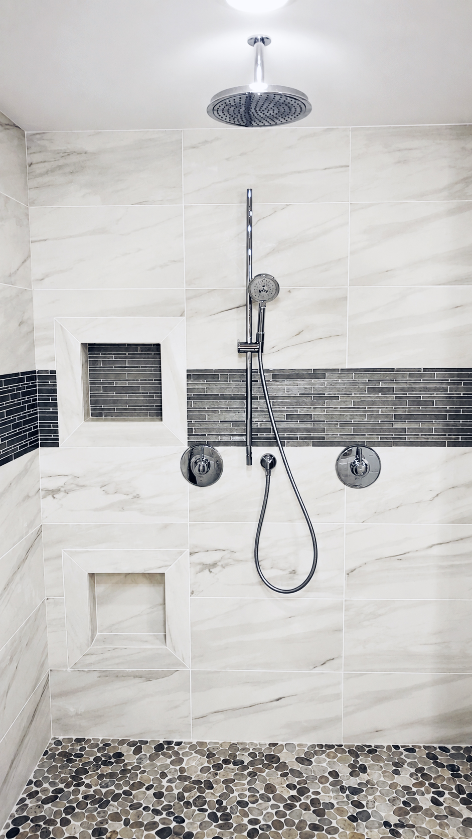 spa inspired shower
